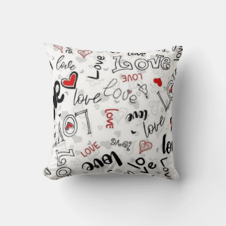 Valentine Love Art Throw Pillow
