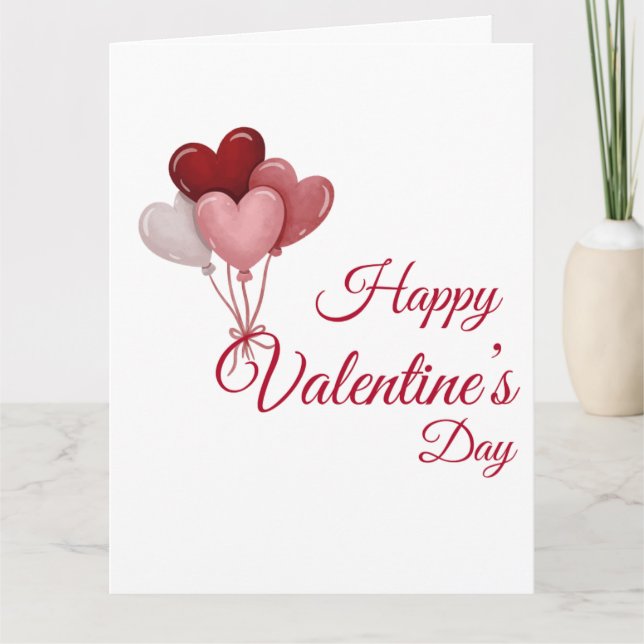 Valentine Love Card | Romantic for Him & Her (Front)
