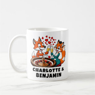 Valentine Love   Foxy Lady Stole Sly Fox's Heart Coffee Mug
