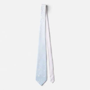 Valentine Love - Light Blue Hearts Tie