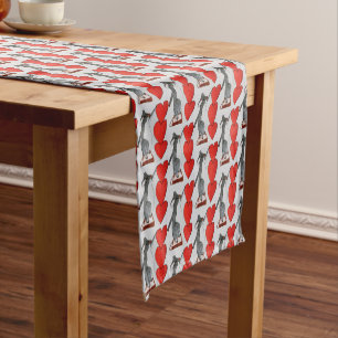 VALENTINE LOVE OF MY LIFE MOUSE SHORT TABLE RUNNER