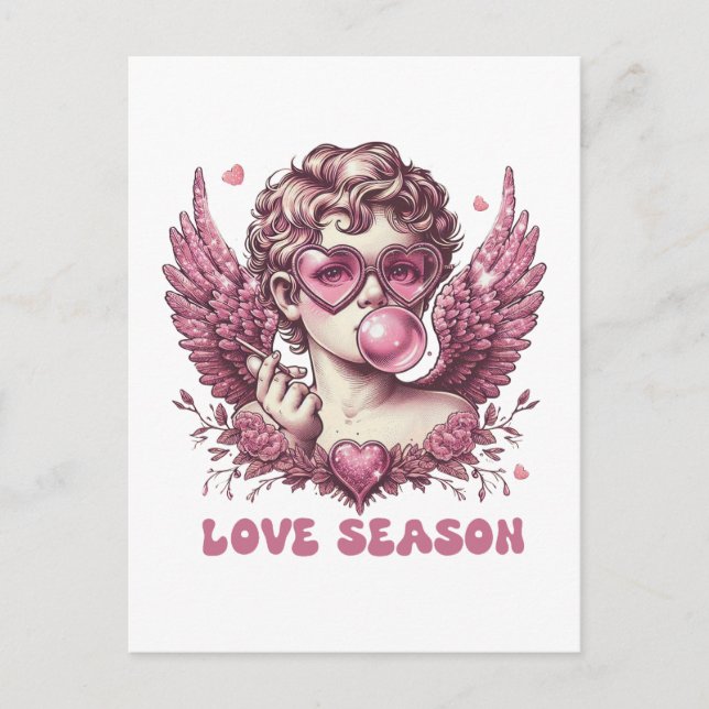 Valentine Love Season Postcard (Front)