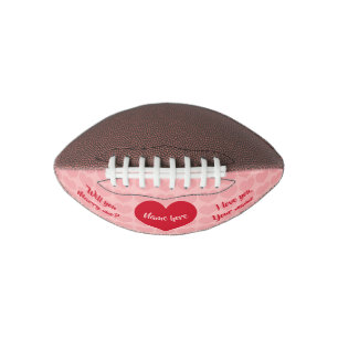 Valentine marriage proposal football