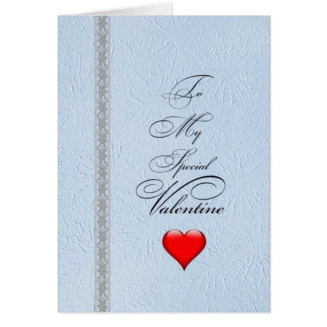 Valentine - My heart is the canvas of your love (Front)