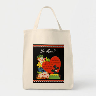 Valentine Not Clowning Around Scottish Terrier Tote Bag