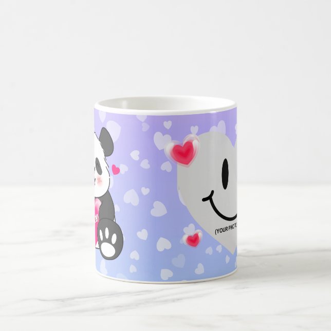 Valentine Panda in Love Coffee Mug (Center)