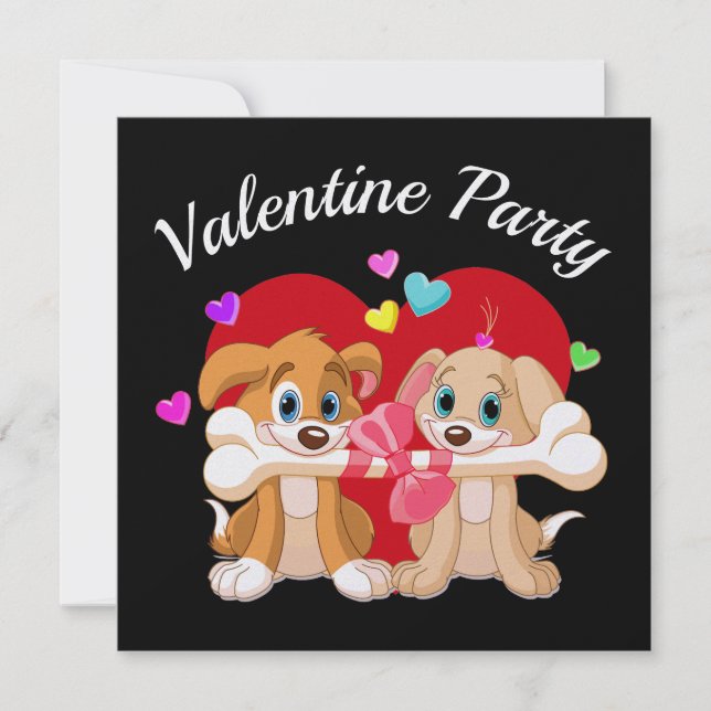 Valentine Party Invitation (Front)