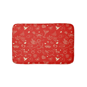 Valentine Pattern 2 Bath Mat
