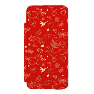 Valentine Pattern 2 Incipio Watson™ iPhone 5 Wallet Case