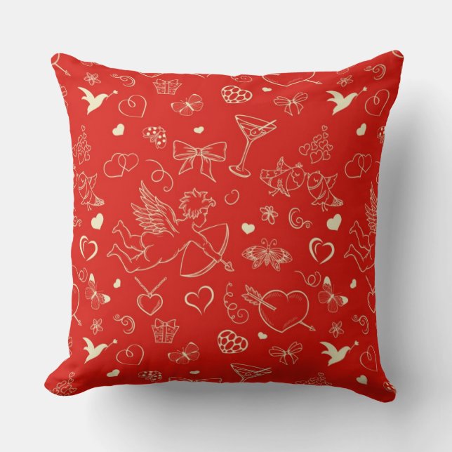 Valentine Pattern Cushion (Front)