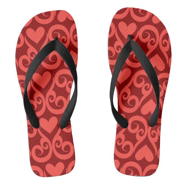 Valentine Pattern Jandals (Footbed)