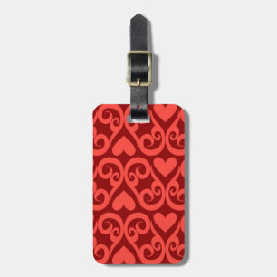 Valentine Pattern Luggage Tag