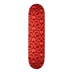 Valentine Pattern Skateboard