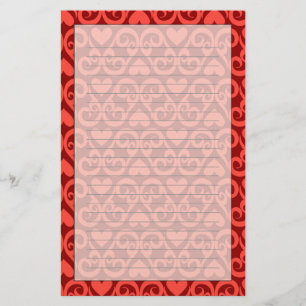 Valentine Pattern Stationery