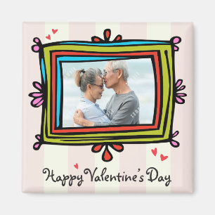 Valentine Photo Template Magnet