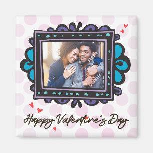 Valentine Photo Template Magnet
