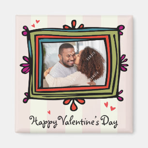 Valentine Photo Template Magnet