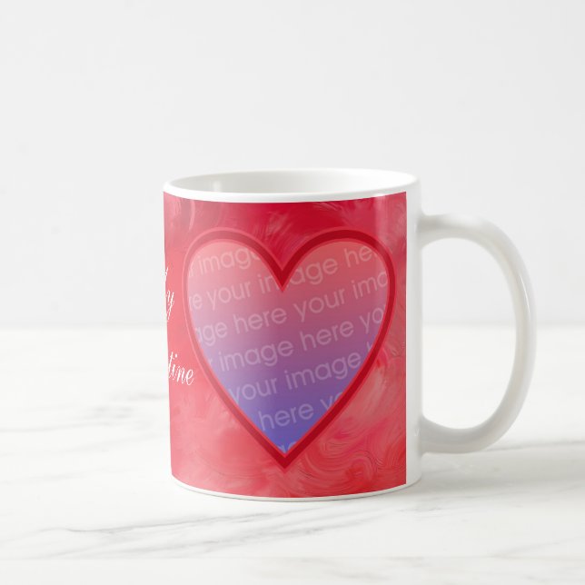Valentine Photo Template Mug - Customised (Right)