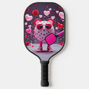 Valentine Pickleball Love – Heart & Paddle Design