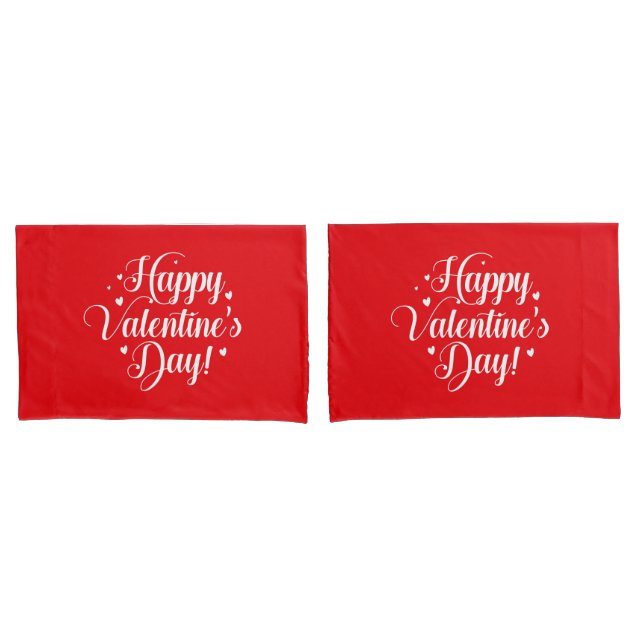 Valentine Pillowcase Pair (Front-Set)
