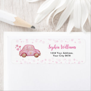 Valentine Pink Car Baby Shower