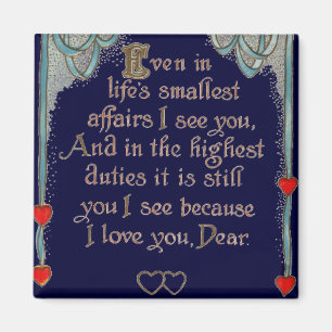 Valentine Poem Magnet