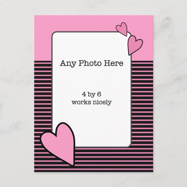 Valentine Postcard with My Photo (Front)