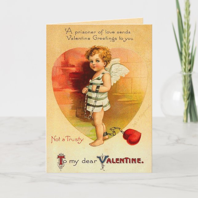 Valentine Prisoner of Love Card (Front)