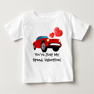 Valentine Race Car Baby T-Shirt
