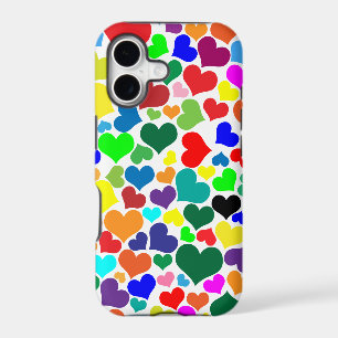 valentine rainbow hearts