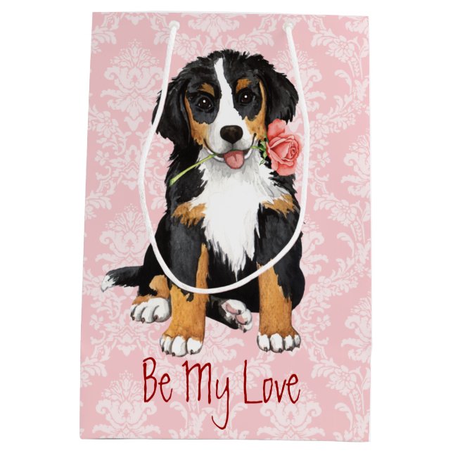 Valentine Rose Berner Medium Gift Bag (Back)
