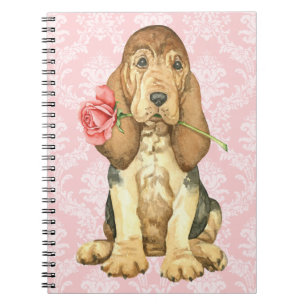 Valentine Rose Bloodhound Notebook