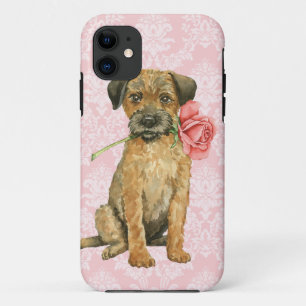 Valentine Rose Border Terrier Case-Mate iPhone Case