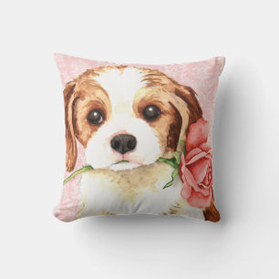 Valentine Rose Cavalier Cushion