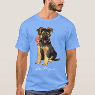 Valentine Rose GSD T-Shirt