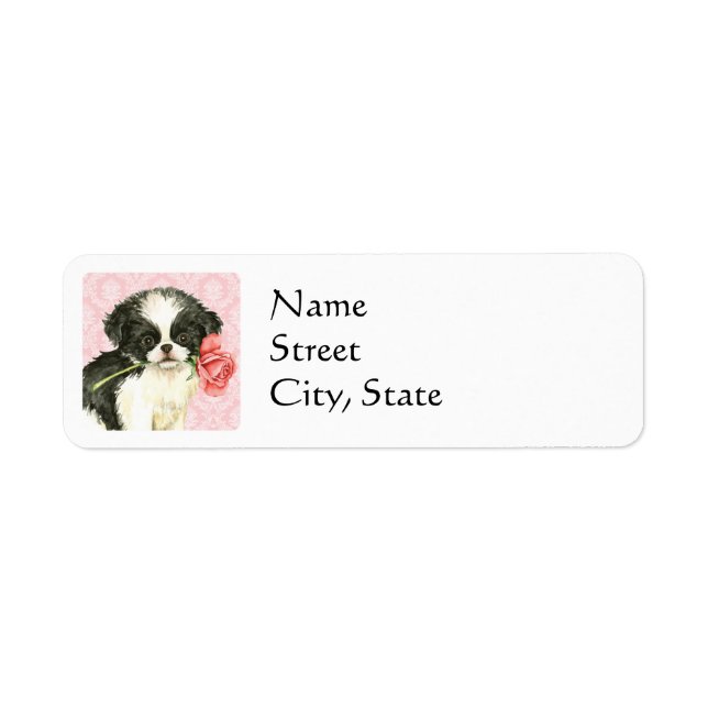 Valentine Rose Japanese Chin (Front)