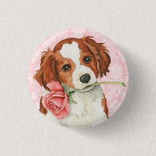 Valentine Rose Kooiker 3 Cm Round Badge