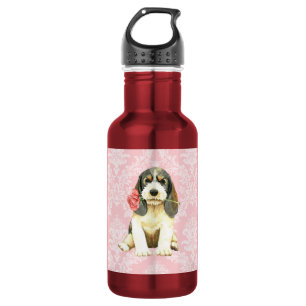 Valentine Rose Petit Basset Griffon Vendeen 532 Ml Water Bottle