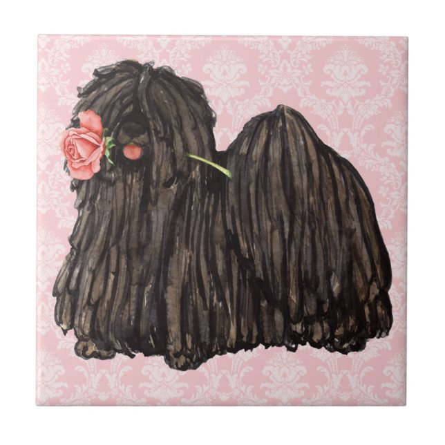 Valentine Rose Puli Tile (Front)