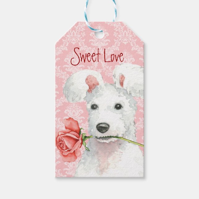 Valentine Rose Pumi Gift Tags (Front)