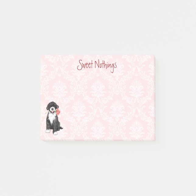 Valentine Rose PWD Post-it Notes (Front)