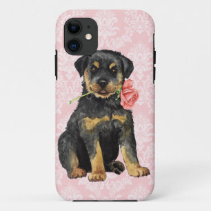 Valentine Rose Rottweiler Case-Mate iPhone Case