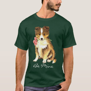 Valentine Rose Sheltie T-Shirt