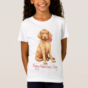 Valentine Rose Vizsla T-Shirt