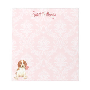 Valentine Rose Welshie Notepad