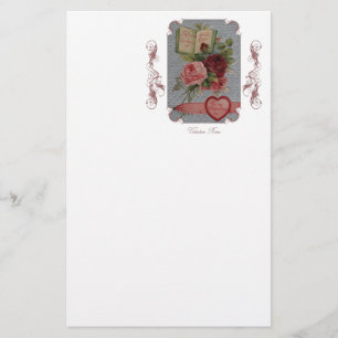 Valentine Roses Stationery