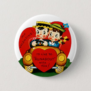 Valentine Runabout 6 Cm Round Badge