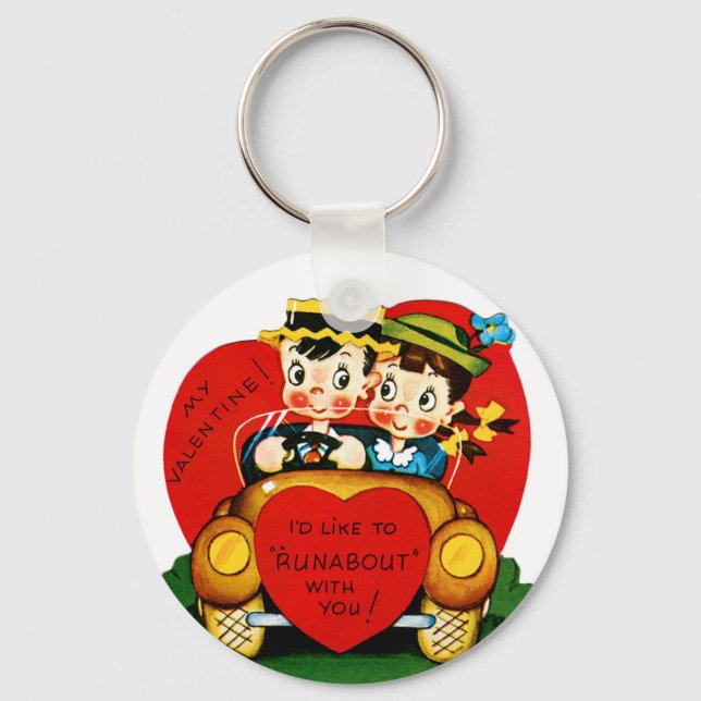 Valentine Runabout Key Ring (Front)