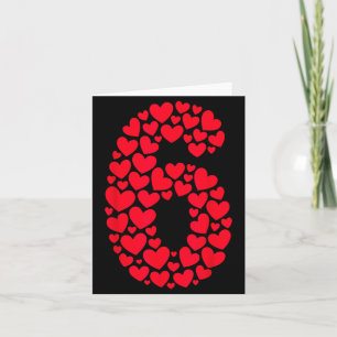 Valentine’s Day 67 Filled With Heart Funny Six Sev Card