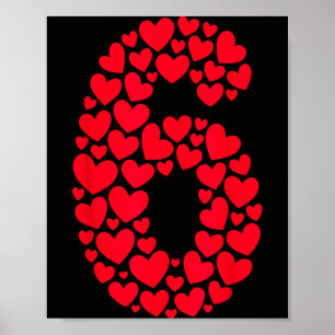 Valentine’s Day 67 Filled With Heart Funny Six Sev Poster